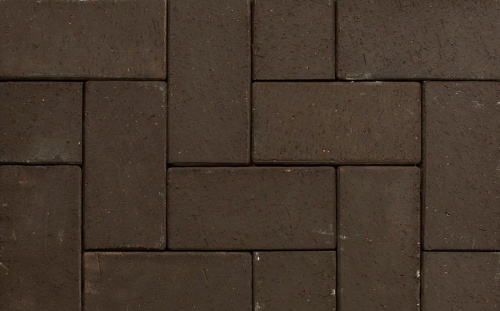 Тротуарная клинкерная брусчатка ABC Schieferschwarz, 200х100х52 мм